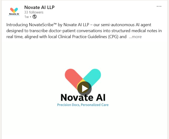 Co-founding Novate AI to Revolutionize HealthTech